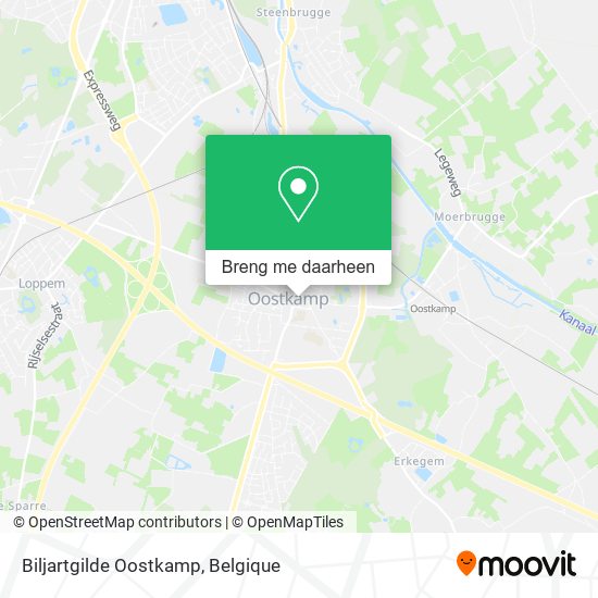Biljartgilde Oostkamp kaart