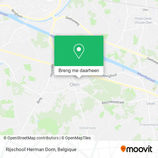 Rijschool Herman Dom kaart