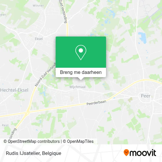 Rudis IJsatelier kaart