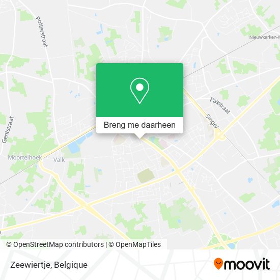 Zeewiertje kaart