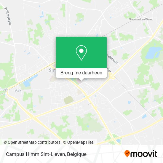 Campus Himm Sint-Lieven kaart