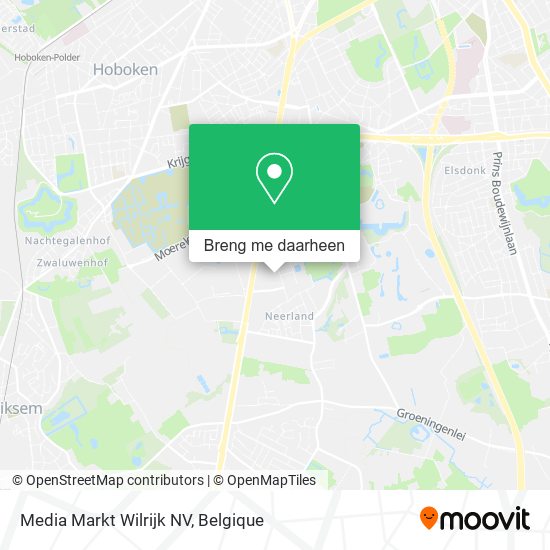 Media Markt Wilrijk NV kaart