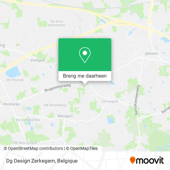 Dg Design Zerkegem kaart