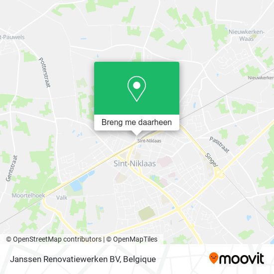 Janssen Renovatiewerken BV kaart