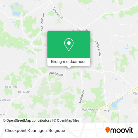 Checkpoint Keuringen kaart