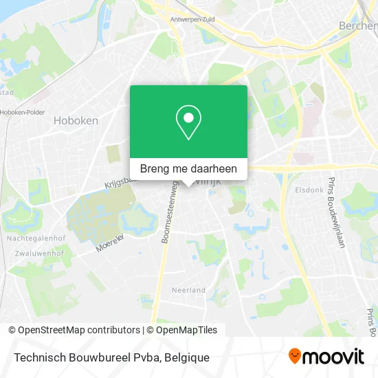 Technisch Bouwbureel Pvba kaart