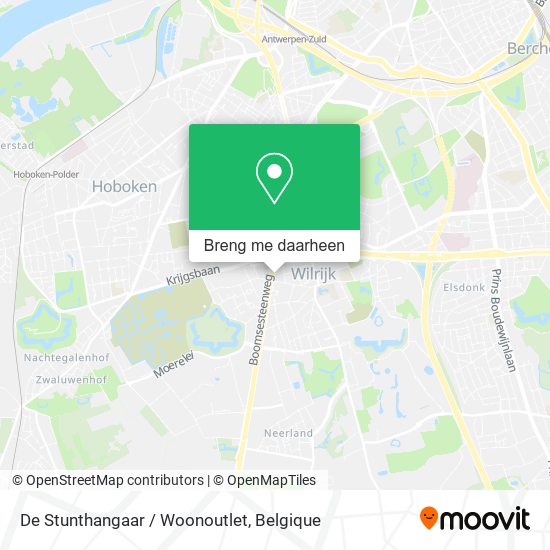 De Stunthangaar / Woonoutlet kaart