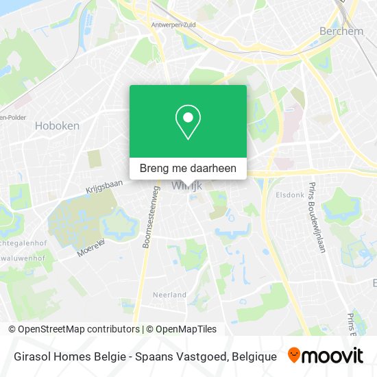 Girasol Homes Belgie - Spaans Vastgoed kaart