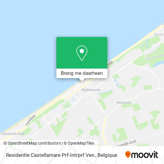 Residentie Castellamare Prf-Intrprf Ven. kaart