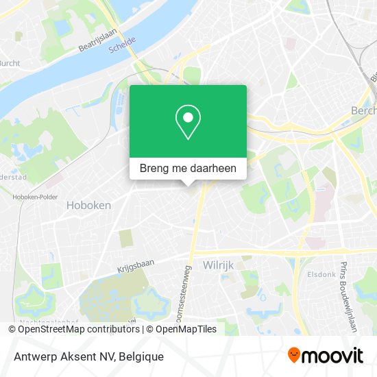 Antwerp Aksent NV kaart