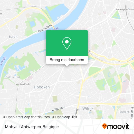 Mobysit Antwerpen kaart