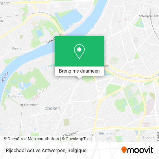 Rijschool Active Antwerpen kaart