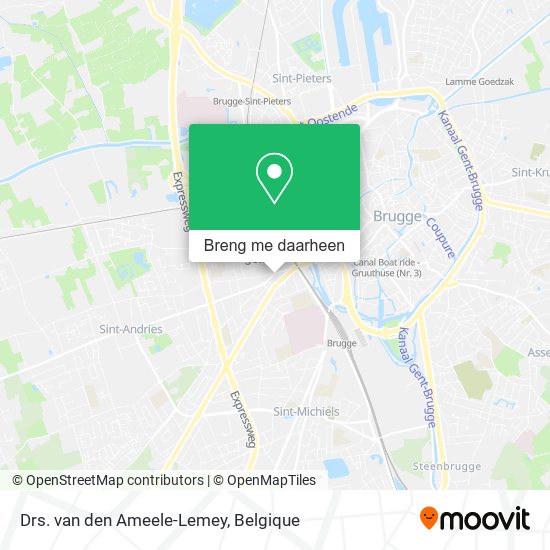 Drs. van den Ameele-Lemey kaart