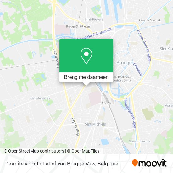 Comité voor Initiatief van Brugge Vzw kaart