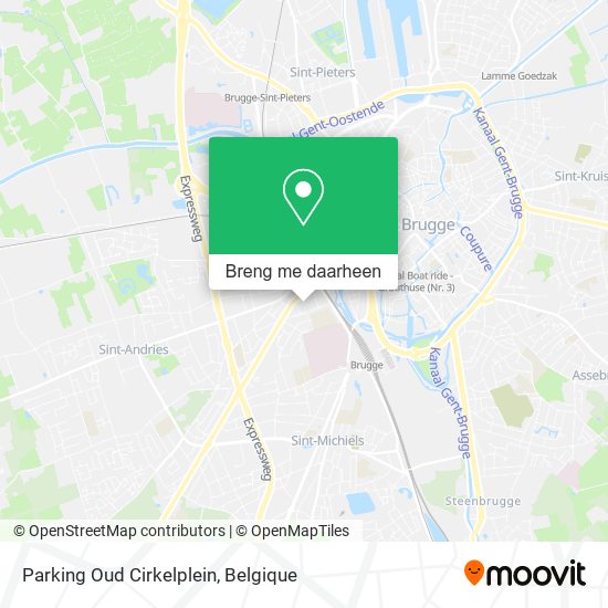 Parking Oud Cirkelplein kaart