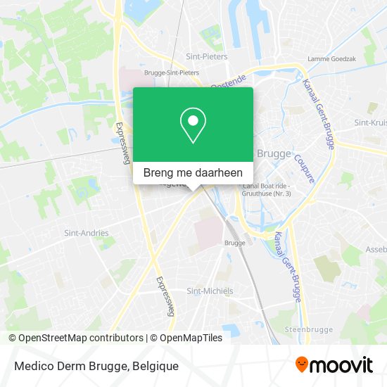 Medico Derm Brugge kaart