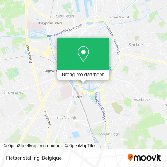 Fietsenstalling kaart