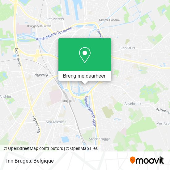 Inn Bruges kaart