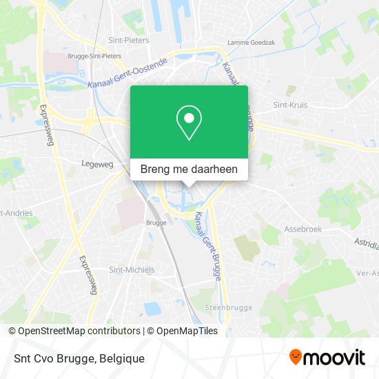 Snt Cvo Brugge kaart
