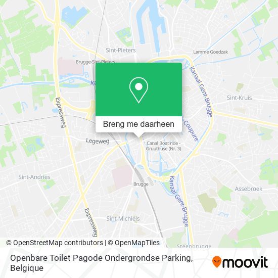 Openbare Toilet Pagode Ondergrondse Parking kaart