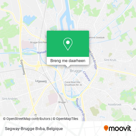 Segway-Brugge Bvba kaart