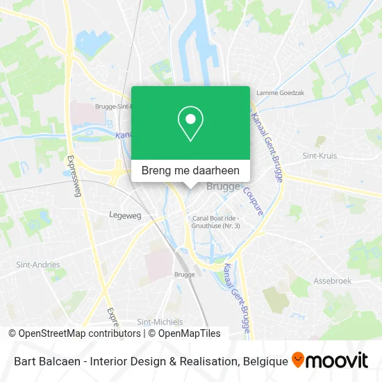 Bart Balcaen - Interior Design & Realisation kaart