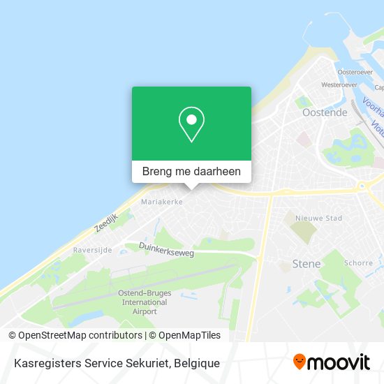 Kasregisters Service Sekuriet kaart