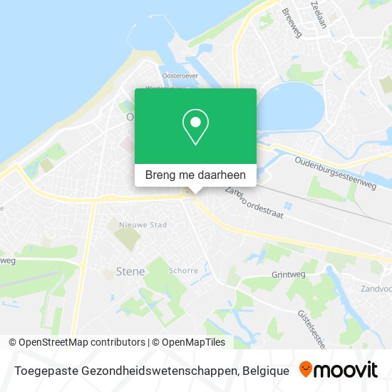 Toegepaste Gezondheidswetenschappen kaart