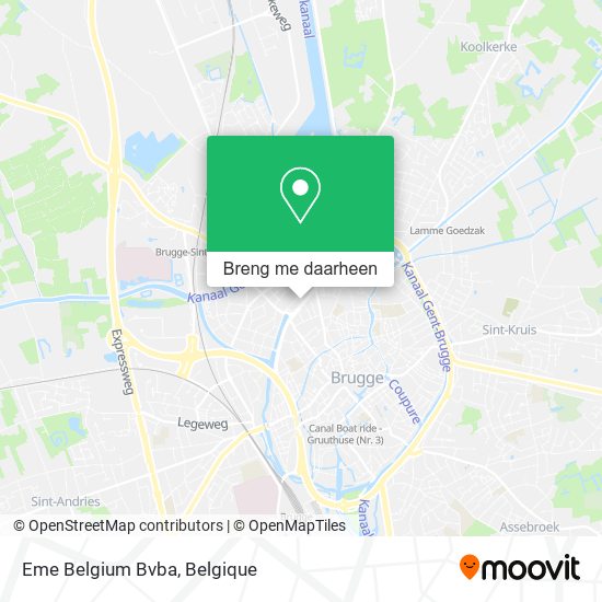 Eme Belgium Bvba kaart