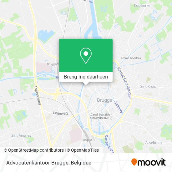 Advocatenkantoor Brugge kaart