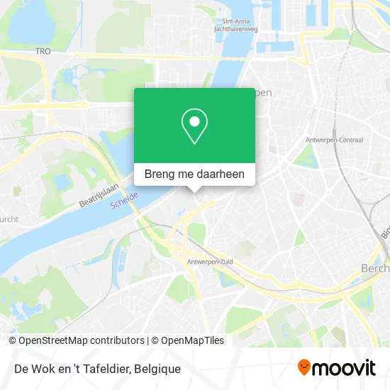 De Wok en 't Tafeldier kaart