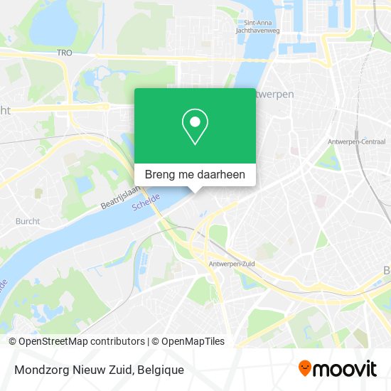 Mondzorg Nieuw Zuid kaart