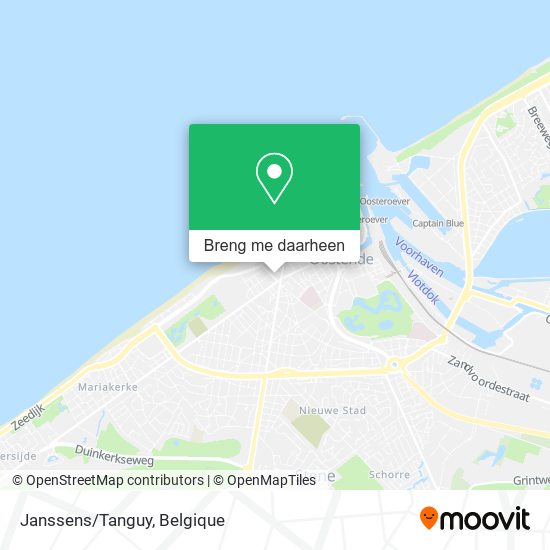 Janssens/Tanguy kaart