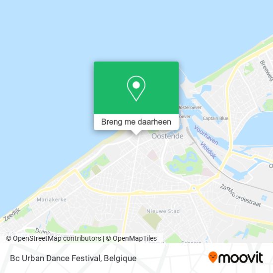 Bc Urban Dance Festival kaart