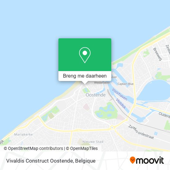 Vivaldis Construct Oostende kaart