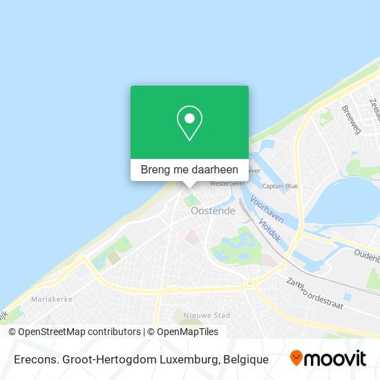 Erecons. Groot-Hertogdom Luxemburg kaart