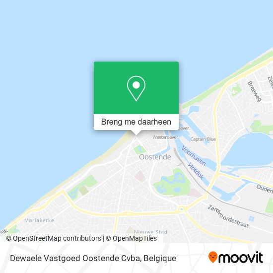 Dewaele Vastgoed Oostende Cvba kaart