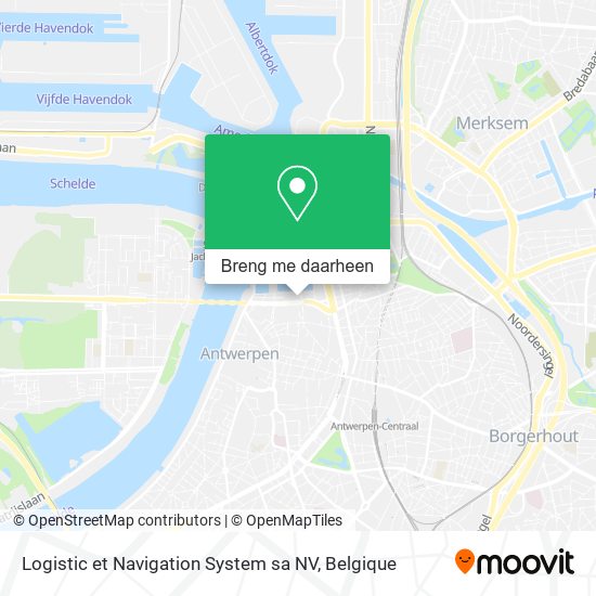 Logistic et Navigation System sa NV kaart