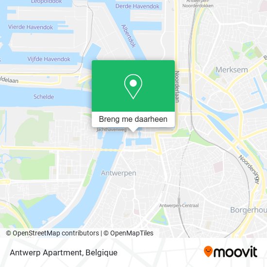 Antwerp Apartment kaart