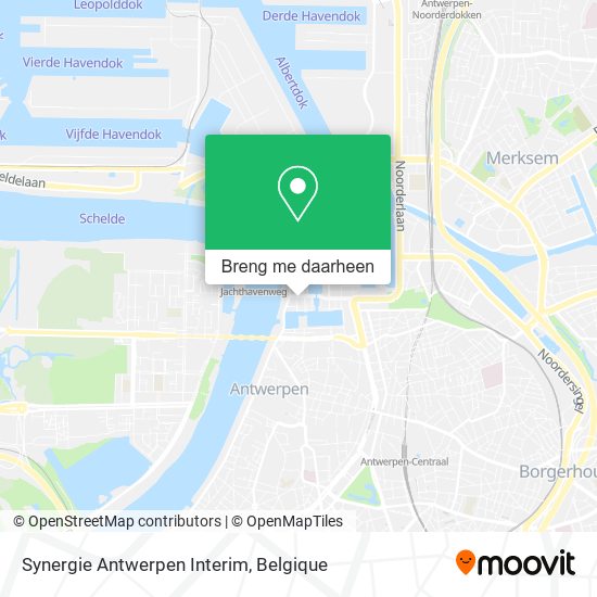 Synergie Antwerpen Interim kaart