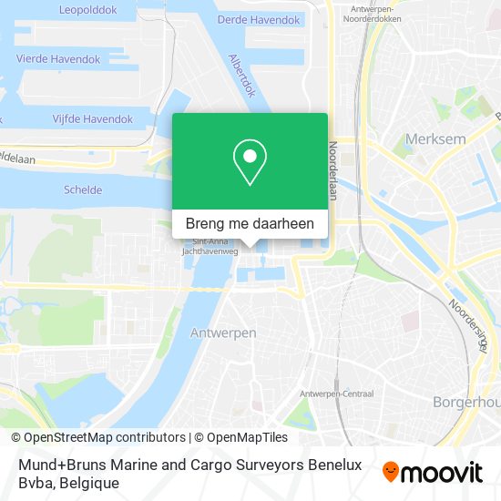 Mund+Bruns Marine and Cargo Surveyors Benelux Bvba kaart