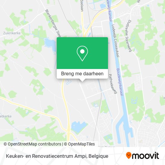 Keuken- en Renovatiecentrum Ampi kaart