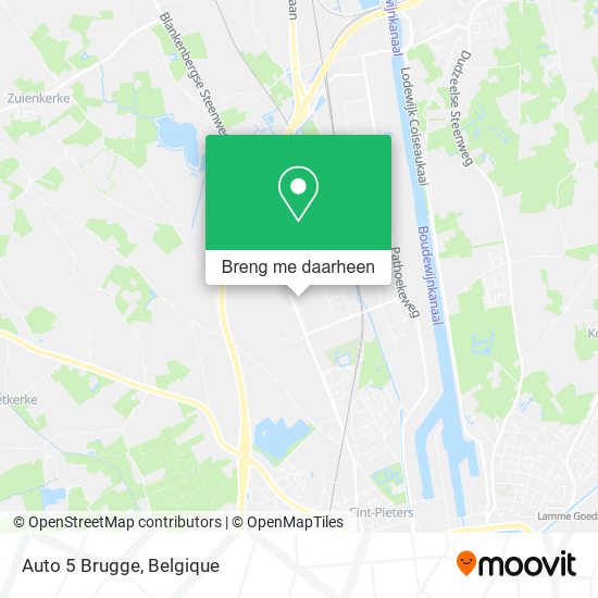 Auto 5 Brugge kaart