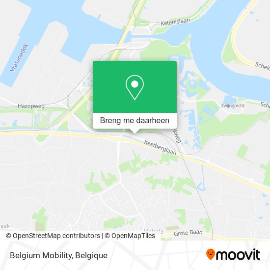 Belgium Mobility kaart