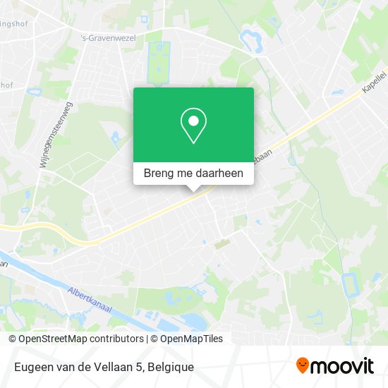 Eugeen van de Vellaan 5 kaart