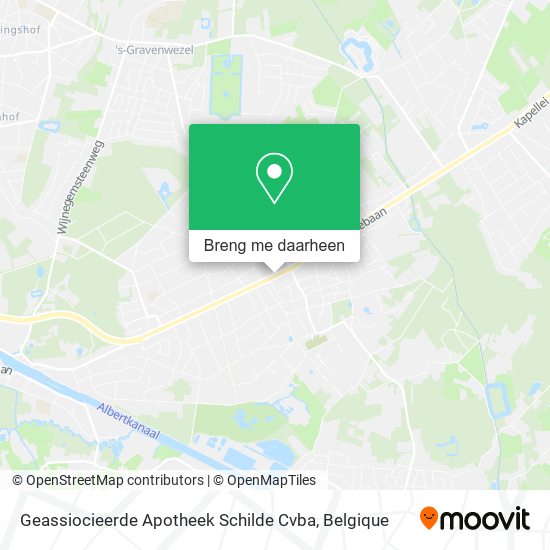 Geassiocieerde Apotheek Schilde Cvba kaart