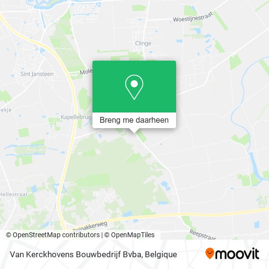 Van Kerckhovens Bouwbedrijf Bvba kaart