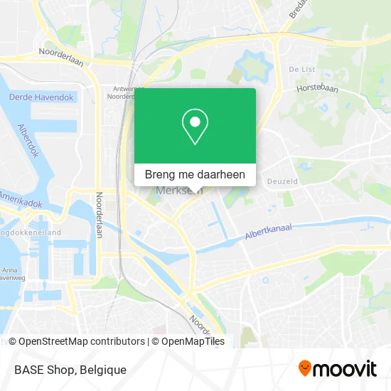 BASE Shop kaart