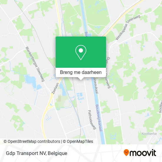 Gdp Transport NV kaart