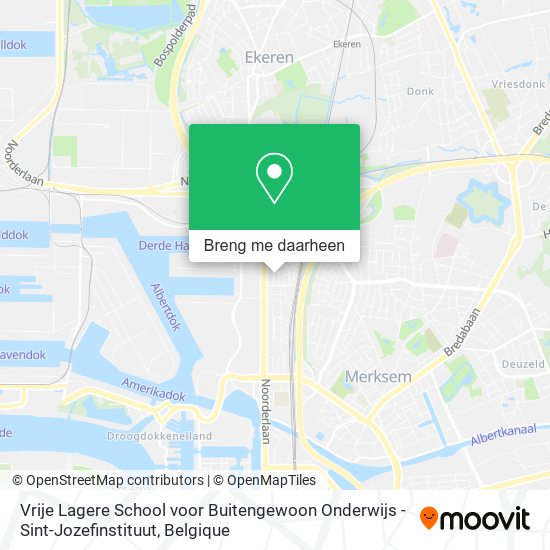 Vrije Lagere School voor Buitengewoon Onderwijs - Sint-Jozefinstituut kaart